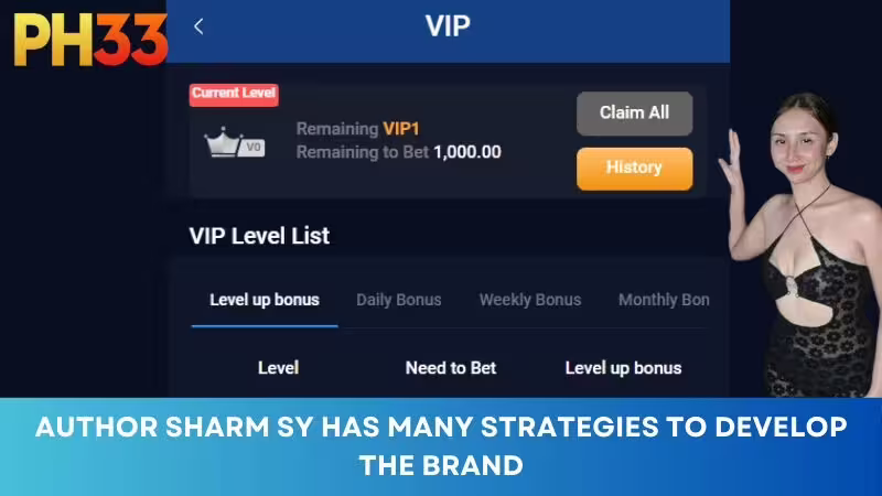Bookmaker author Sharm Sy has many strategies to develop the brand