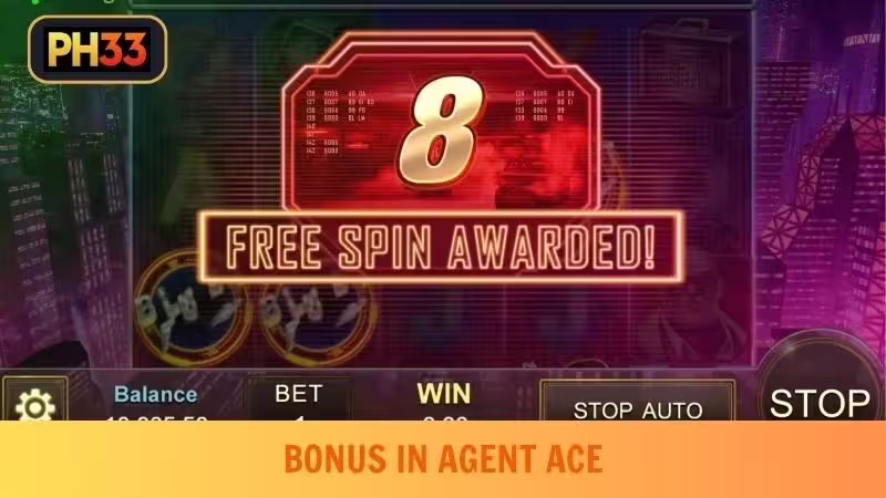 Exploding the Agent Ace jar brings many attractive rewards