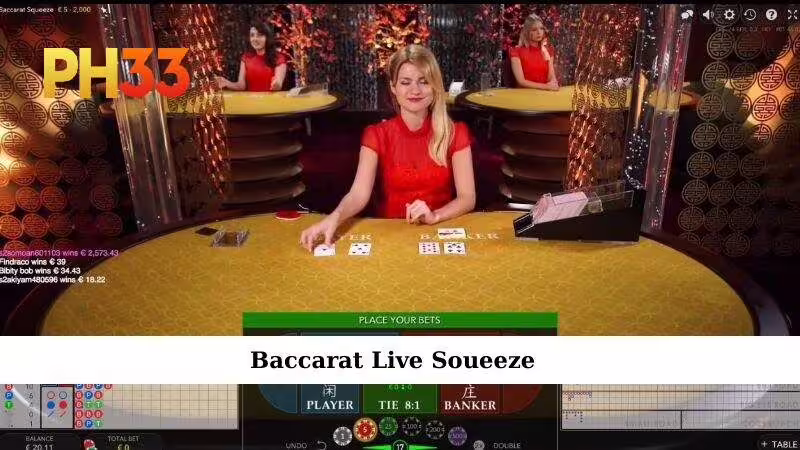 Baccarat Live Soueeze